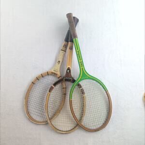 Lot of Vintage Tennis Racquets (3) Spalding, Wilson, Tap Davis Regency